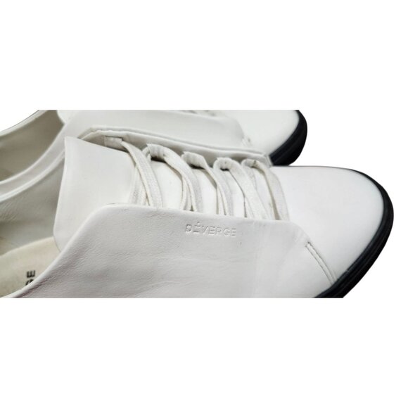 Diverge Mens Cust Leather White Gray Black V17 White Leather w/ Grey minimal low - Picture 4 of 12